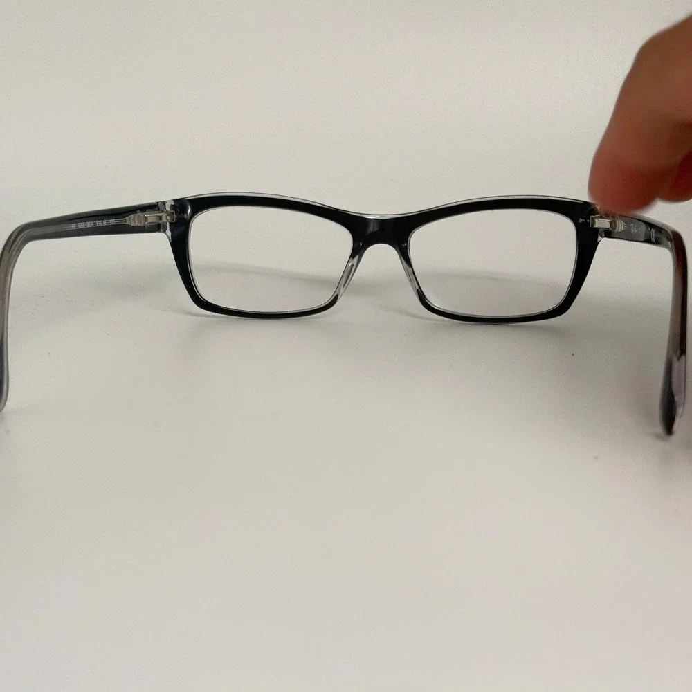 Ray-Ban RB 5255 2034 Eyeglasses Black Clear Frame 51-16-135‎ Wayfarer Style